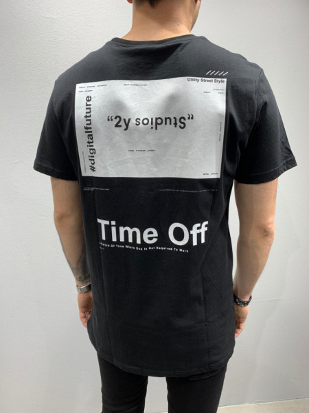 TRICOU TIME OFF BLACK COD : TSAS180