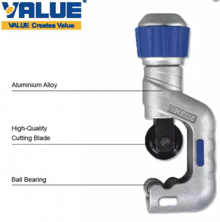 Taietor teava cupru Value vtc-42, scule instalator