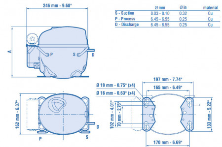compresor nek6213gk aspera
