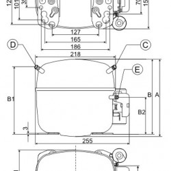 Compresor SC15G Danfoss