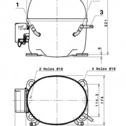 Compresor cubigel MX18TB