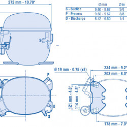 Compresor Aspera NT2178GK