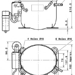 Compresor Cubigel MPT16LA