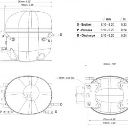 Compresor Aspera NEU6215GK