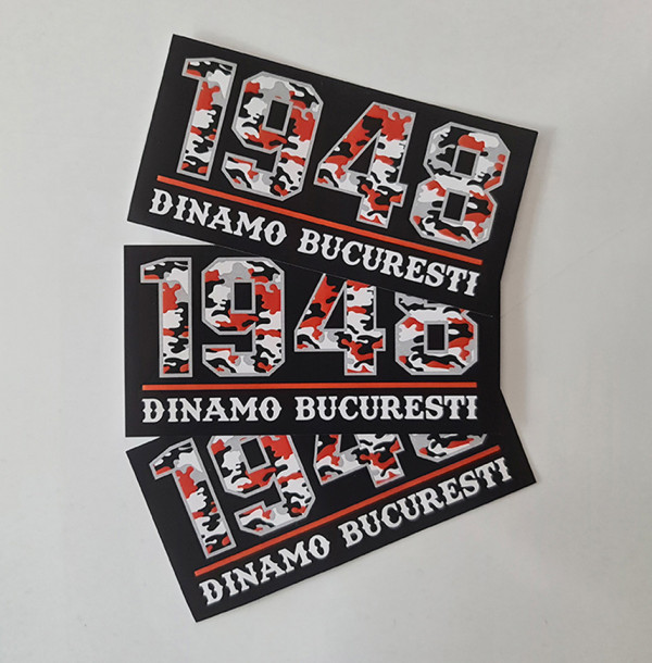 1948 DINAMO BUCURESTI - STICKERE 10 BUCĂȚI