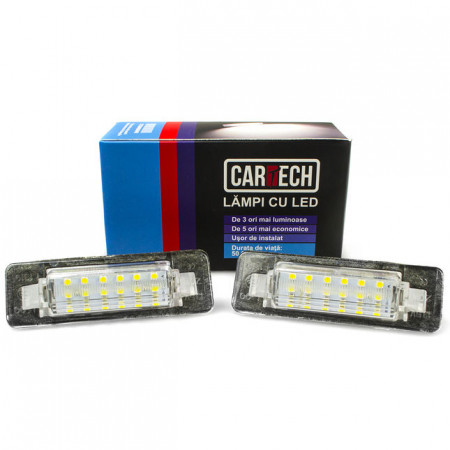 Lampi numar dedicate cu led Mercedes Benz W210