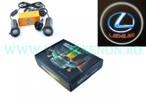 Set proiectoare / Logo montare sub usa 5w Lexus