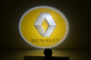 Set proiectoare / Logo montare sub usa 5w Renault