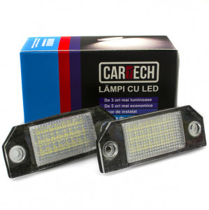 Lampi numar dedicate cu led Ford Focus