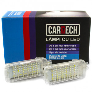Lampi pentru picioare dedicate cu led Audi