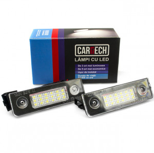 Lampi numar dedicate cu led Skoda Octavia 1Z, Roomster 5J
