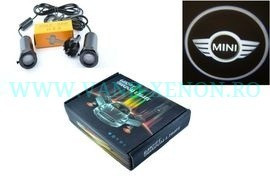 Set proiectoare / Logo montare sub usa 5w Mini