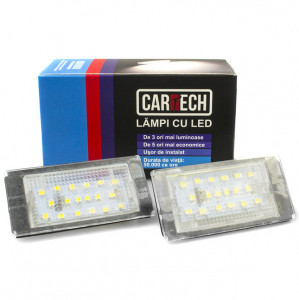 Lampi numar dedicate cu led BMW E46 2 usi (98-03)
