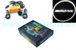 Set proiectoare / Logo montare sub usa 5w AMG