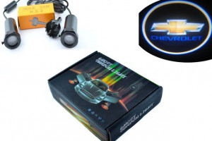 Set proiectoare / Logo montare sub usa 5w Chevrolet