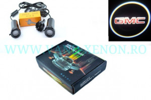 Set proiectoare / Logo montare sub usa 5w GMC