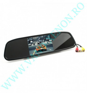 Senzori de parcare cu afisaj in oglinda si camera Cartech SM503