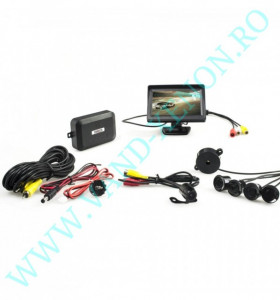 Senzori de parcare cu afisaj si camera Cartech SP503