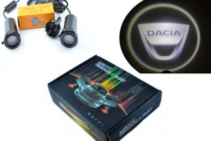 Set proiectoare / Logo montare sub usa 5w Dacia