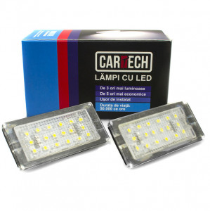 Lampi numar dedicate cu led BMW E46 2 usi