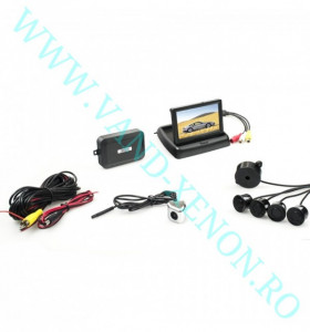 Senzori de parcare cu afisaj si camera Cartech SR606