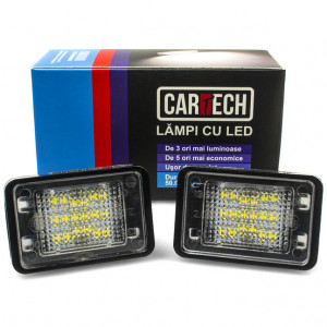 Lampi numar dedicate cu led Mercedes Benz X204