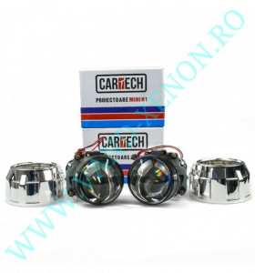 Lupe Xenon 2.5 inch- KIT de proiectoare Bi-Xenon CarTech