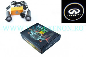 Set proiectoare / Logo montare sub usa 5w Infiniti