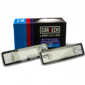 Lampi numar dedicate cu led Opel Astra F/G, Vectra, Omega