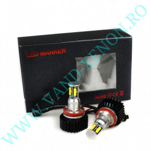 LED Marker BMW E92 cu 12 SMD CREE 96W - Angel eyes