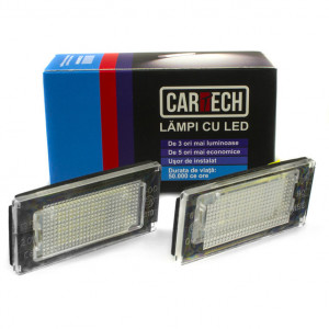 Lampi numar dedicate cu led Mini Cooper R50