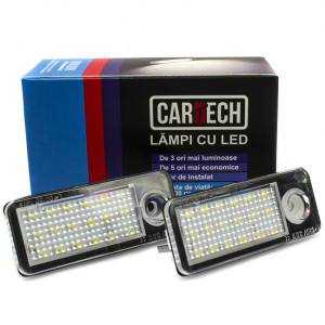 Lampi numar dedicate cu led Audi A6