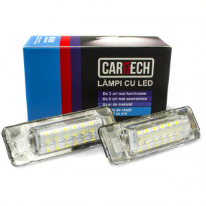 Lampi numar dedicate cu led Mercedes Benz W210
