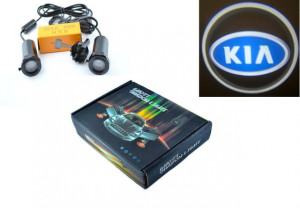 Set proiectoare / Logo montare sub usa 5w Kia