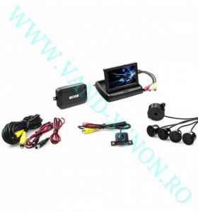 Senzori de parcare cu afisaj si camera Cartech SR501