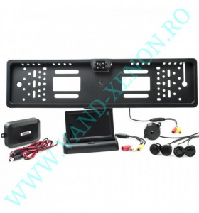 Senzori de parcare cu afisaj si camera Cartech SR701