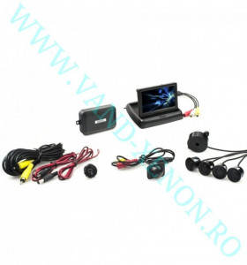 Senzori de parcare cu afisaj si camera Cartech SR801