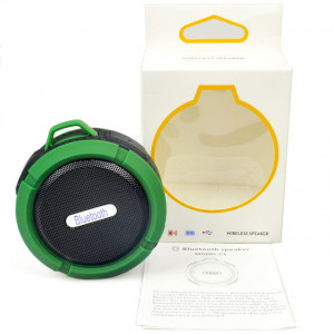 Car kit bluetooth, boxa portabila waterproof Verde