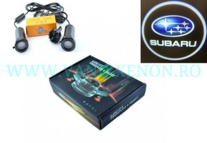 Set proiectoare / Logo montare sub usa 5w Subaru