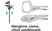 Menghine, cleme, clesti autoblocanti
