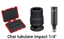 Chei tubulare impact 1/4"