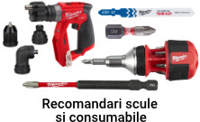 RECOMANDARI SCULE & CONSUMABILE