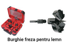 Burghie freza pentru lemn