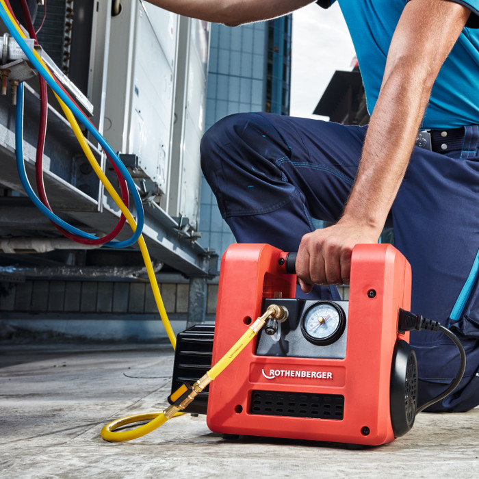 ROTHENBERGER Roairvac 3.0 - Aspiratore Per Aria 230V, 85 L/min, 250W