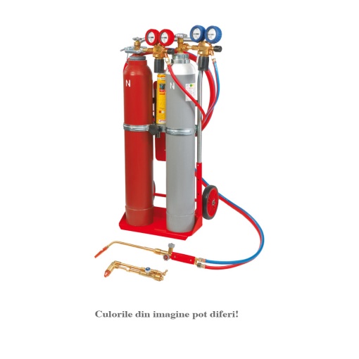 Set complet pentru sudare si taiere RE17 cu butelii 10 l