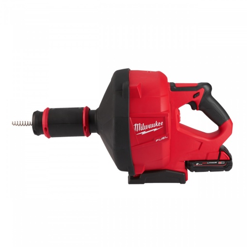 Masina desfundat tevi - 10mm Milwaukee M18 FDCPF10-201C, lungime cablu 10.6 m, livrata cu acumulator, valiza