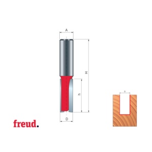 04- Freza cu coada, cilindrico frontala, placata CMS Z=2, DIM 18 - 04-15108P