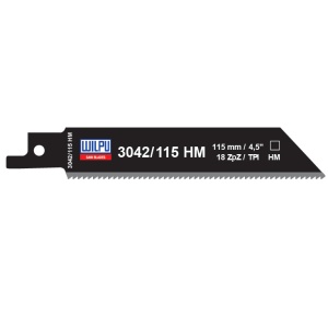 3042/115 HM Panza HM/T.C.T. pentru fierastrau sabie pentru materiale de constructii / 2 bucati , DIM 115 x 19 x 1.25 mm