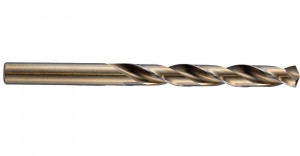 Burghie cilindrice scurte pentru metal DIN 338 HSS-E ( Co 5% ) tip N, tratament special "Gold", DIM 3,4