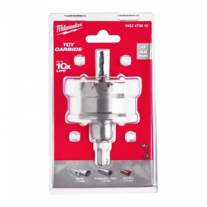 Carote oțel inoxidabil TCT 44 mm